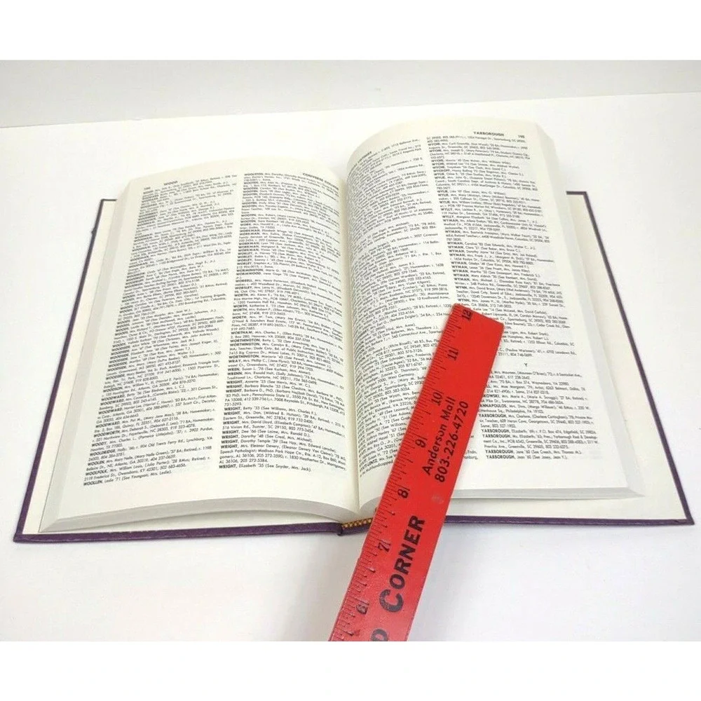 Converse College Alumnae Directory 1986 Spartanburg South Carolina Hardcover